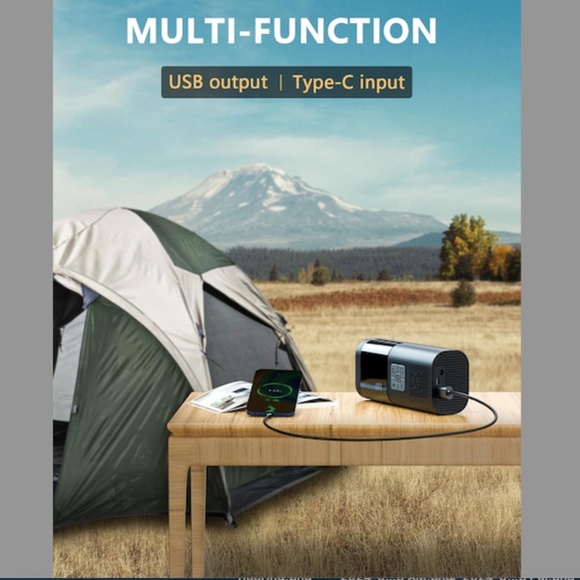 Digital Tire Inflator Portable Tire Compressor, Cordless Air Inflator LED Light - Picture 3 of 7